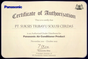 Certificate Panasonic